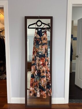 Nicole miller satin XS maxi dress